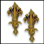 Large selection of sword hangers