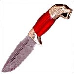 Damascus Knives with Full Tang Construction and Genuine Forged Damascus Blades