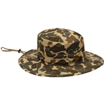 X Bear Archery Camo Adjustable Boonie Hat - Fred Bear Edition