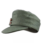 WWII German Officer M43-Style Wool Mountain Cap