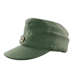 WWII German M44 Wool Field Cap – Single Button Reproduction