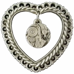 Victoria's Steampunk Heart Brooch 106.1205