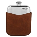 Purse and Pouch Pewter Flask 6 Ounces