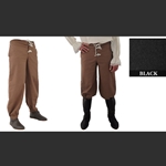 Pirate Pants, Black, Extra Large