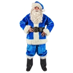 Blue Santa Suit Adult Large Costume
