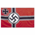 German WWII Battle Flag with Iron Cross - 2 x 3