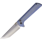 North Mountain Blade - Chop 2 Button Lock Micarta Blu NMB2406BLMCT