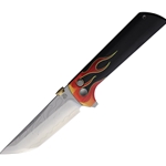 North Mountain Blade - Chop 2 Button Lock Flames NMB2406HR
