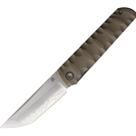 North Mountain Blade - Kick Stop Chop Linerlock Khaki NMB2411BR