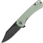 QSP Knife - Kestrel Linerlock Jade G10 QS145B2