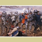 The Battle of Wakefield Medieval Art Print WA-17