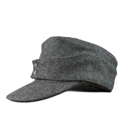 German M43 Luftwaffe Enlisted Blue-Grey Wool Field Cap – WWII Repro