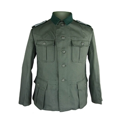 German WWII M36-Style HBT Field Tunic Reproduction