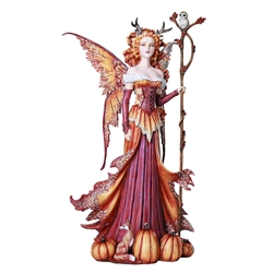 Pumpkin Queen Fairy Statue by Amy Brown