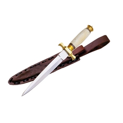 Renaissance Dagger Bone Grip, Fancy Commando Knife