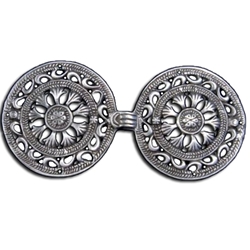 Large Round Renaissance Cloak Clasp
