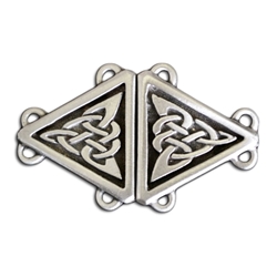 Celtic Triangle Cloak Clasp