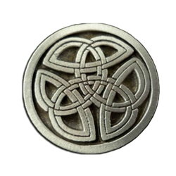 Celtic Triskelion Knot Button 107.1261