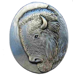 Pewter Bison Brooch 106.0641