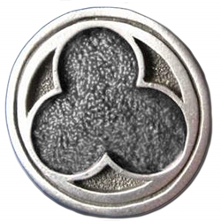 Trefoil Pewter Pin 116.0624