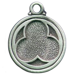 Trefoil Pewter Pendant
