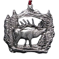 Bugling Elk Christmas Ornament 119.0362
