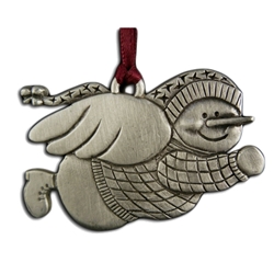 Snowman Angel Christmas Ornament
