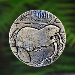 Beaver Pin Fine Pewter 106.0643