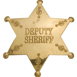 Old West Deputy Sheriff's Badge 14-115