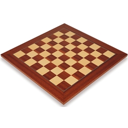 Maple - Mahogany Deluxe Wood Chess Board 2.375 in Squares