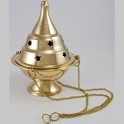 Medium Hanging Brass Censer 45-IB117