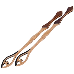 Dulcimer Hammers, Hearts, Lacewood 47-DHAHHL
