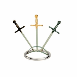 Three Letter Opener Display Stand by Marto - Silver