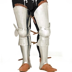 Medieval Leg Armour Harness With Shin Guards
