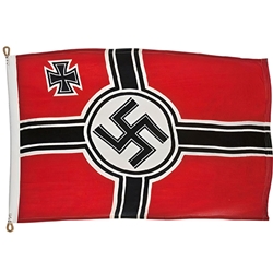 German WWII Battle Flag - Cotton 2' X 3',German WWII Battle Flag with Iron Cross