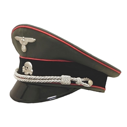 German SS Panzer Officer Visor Cap Collectors Grade WWII