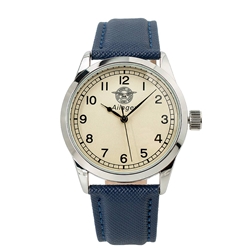 British WWII RAF Pilot Watch - Blue Strap