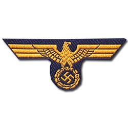 German Navy Bevo Cap Eagle EM Enlisted - WWII Repro