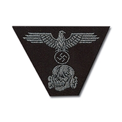 German SS Panzer Bevo M43 Cap Eagle and Skull Trapezoid Enlisted