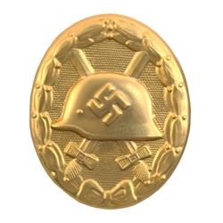 German Wound Badge - Gold - WWII Repro
