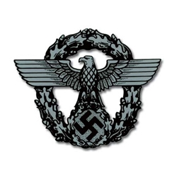 WW2 German Helmet Decals -Police Eagle Decal (single)