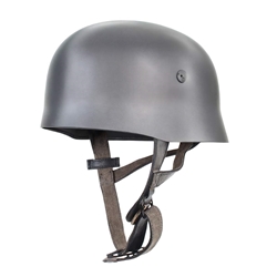 WWII German M38 Fallschirmjäger Paratrooper Helmet Repro – Steel Shell - Leather Liner - 4 Sizes