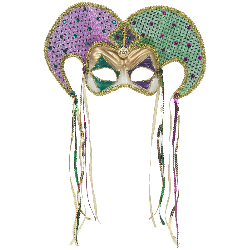 Mardi Gras Venetian Mask Adult 100-199275