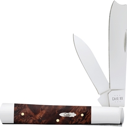 Case Cutlery - Razor Brown Maple Burl CA64058