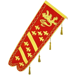 Medieval Heraldic Banner with Tassels GH0077