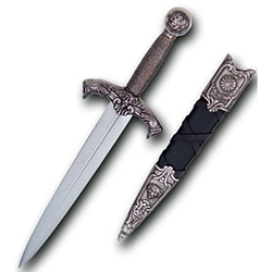 KING ARTHUR DAGGER nickel finish