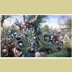The Battle of Tewkesbury Medieval Art Print TY-35